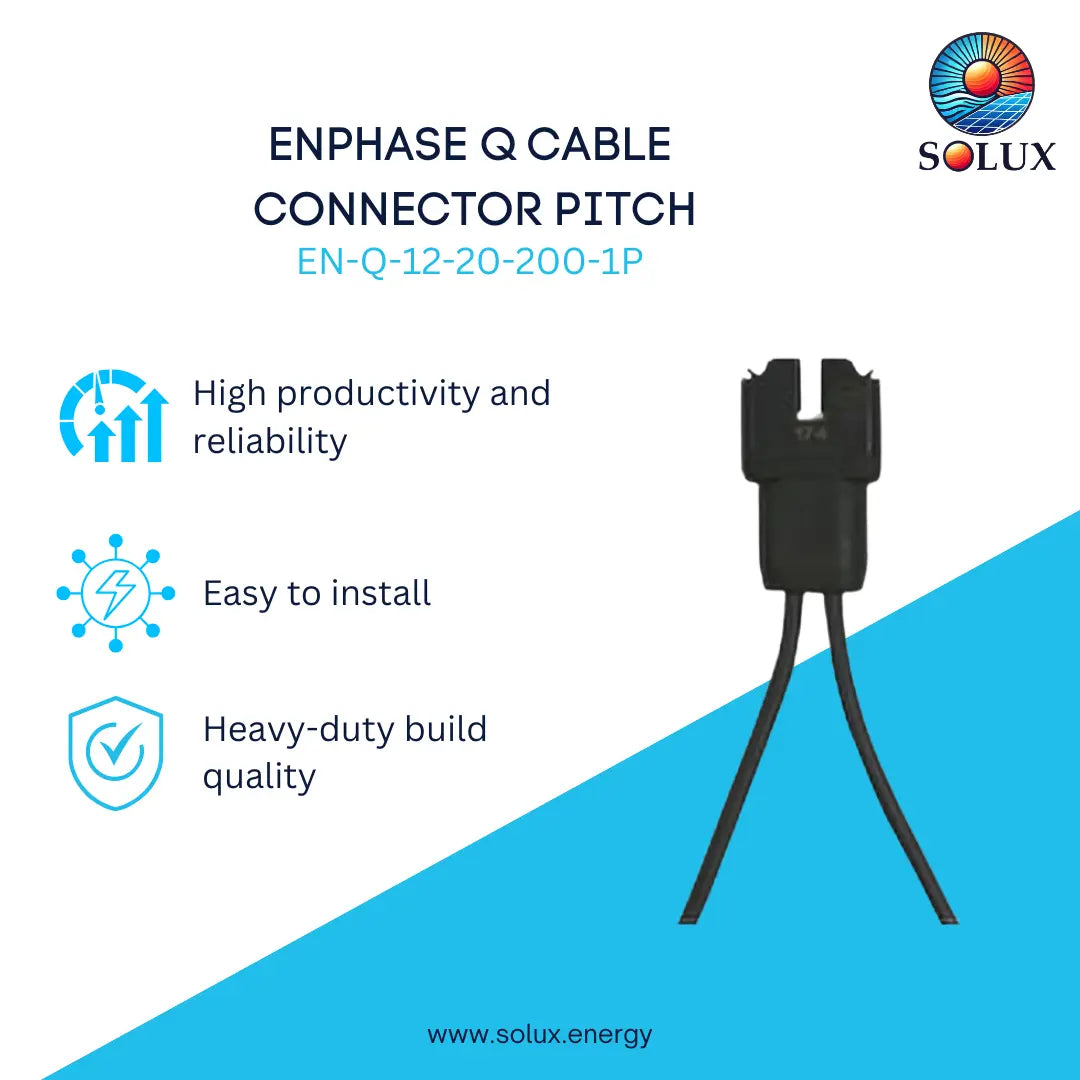 This is an image of Enphase Q Cable Connector Pitch
